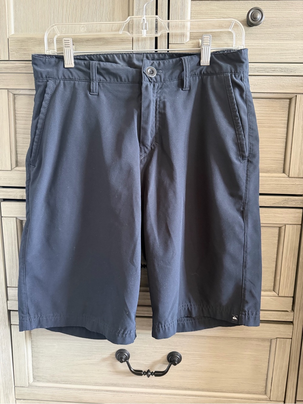 Quiksilver Amphibian Black Hybrid Shorts 30 Walkshorts Water Stretch